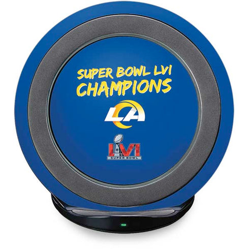 NFL Super Bowl LVI Champions Rams Fast Charge Wireless Charging Stand Skin